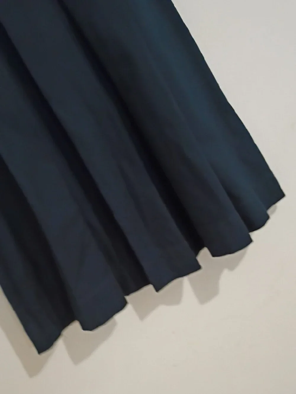 Lands' End Navy Blue Pleated School Dress